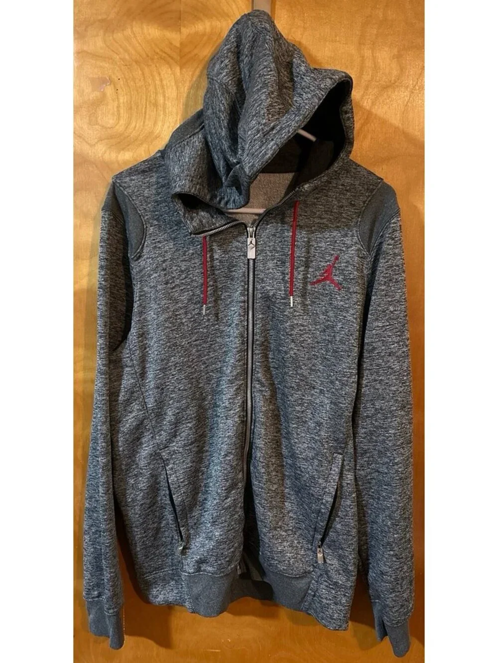 Jordan zip up hoodie size Large